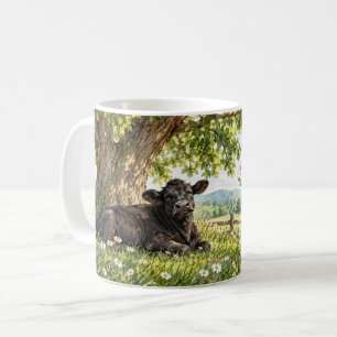 Gute Tage passieren hier Schwarze Kuh Tasse
