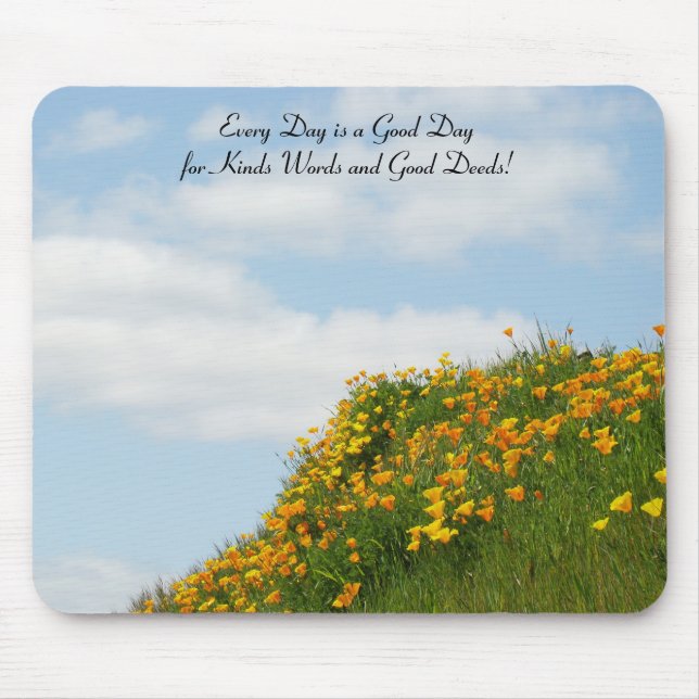 Gute Tagesmousepads Gute Worte Mousepad (Vorne)