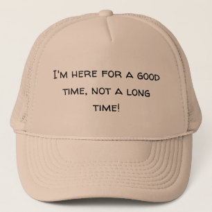 Gute Time Novelty Hat Truckerkappe