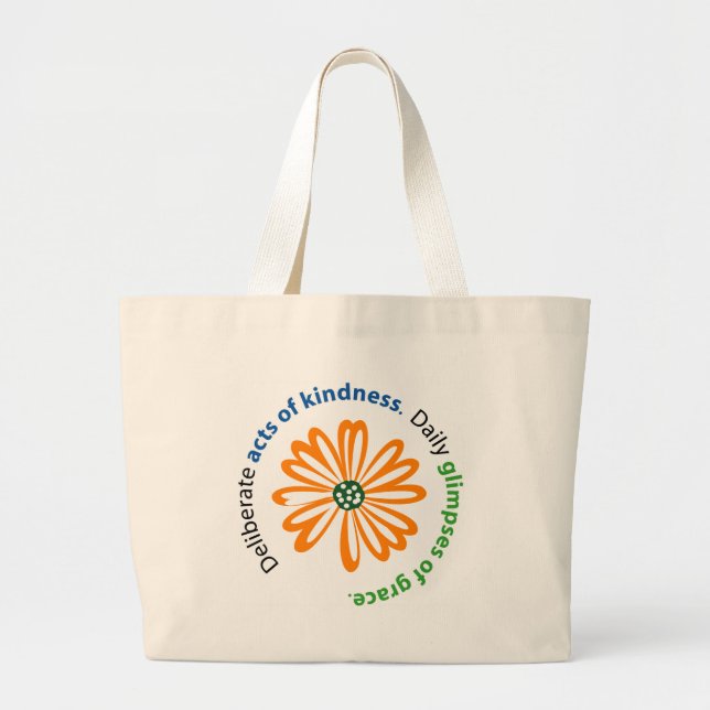 Güte-und Anmut-Tasche Jumbo Stoffbeutel (Vorne)