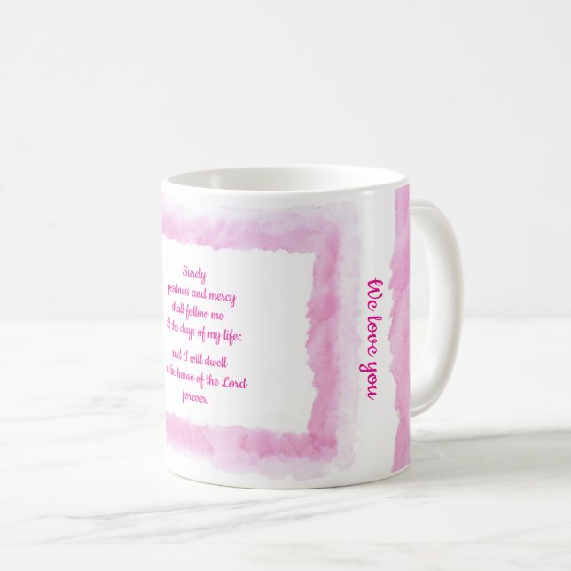 Güte und Gnade Kaffeetasse (VorderseiteRechts)