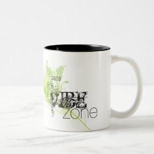 Gute Vibe-Zone Zweifarbige Tasse