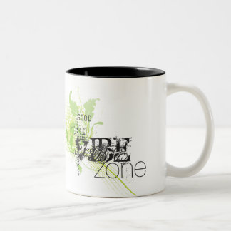 Gute Vibe-Zone Zweifarbige Tasse