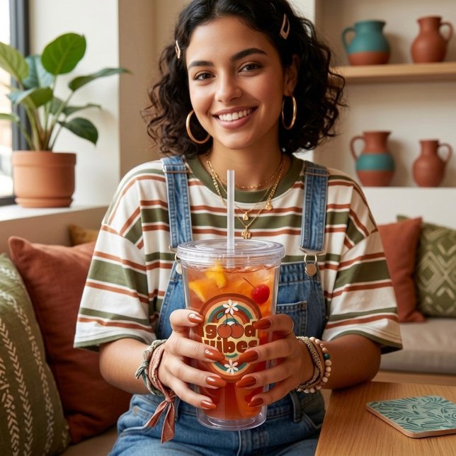 Gute Vibes Acryltrinkbecher (Von Creator hochgeladen)