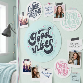 Gute Vibes Aufkleber