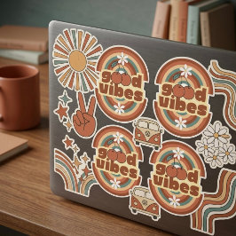 Gute Vibes Aufkleber