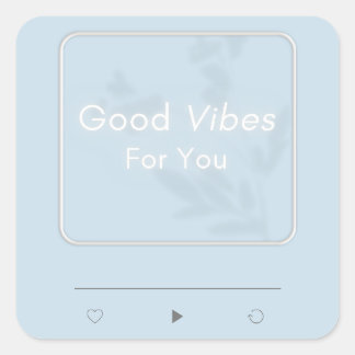 'Gute Vibes' Aufkleber
