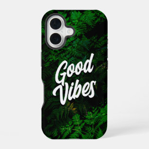 Gute Vibes Botanischer Naturstil iPhone 16 Hülle