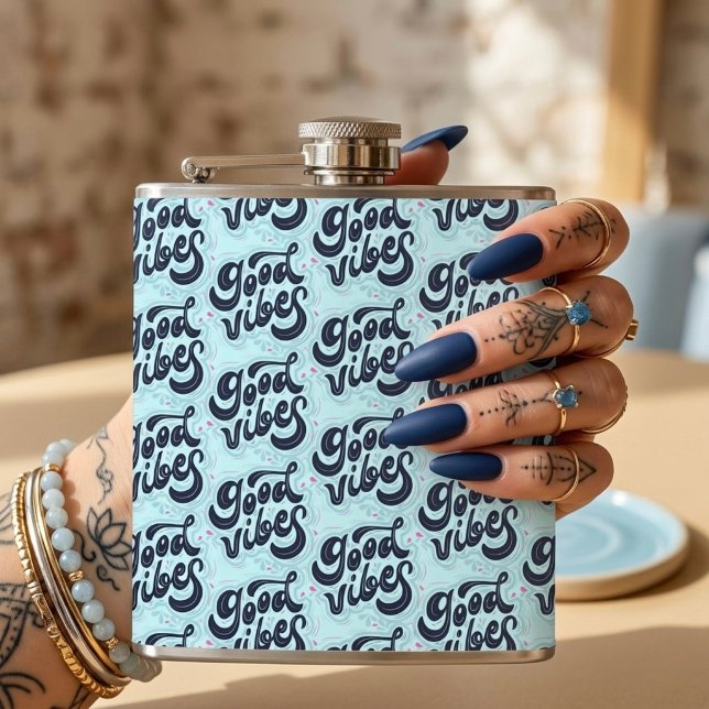 Gute Vibes Flask Flachmann (Von Creator hochgeladen)