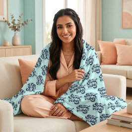 Gute Vibes Fleece-Decke Fleecedecke