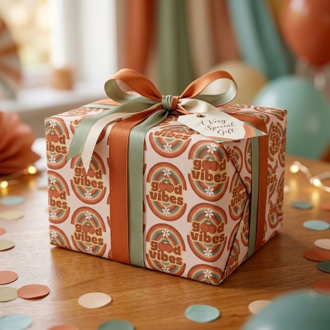 Gute Vibes Geschenkpapier (Von Creator hochgeladen)