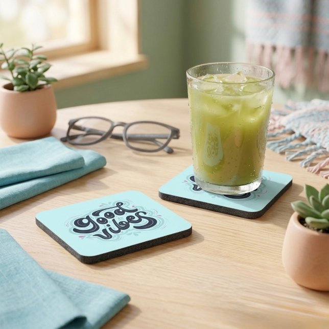 Gute Vibes Getränkuntersetzer Getränkeuntersetzer (Von Creator hochgeladen)