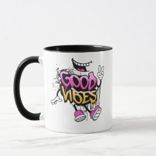 Gute Vibes Graffiti Tasse