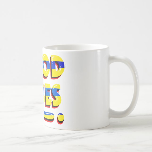 Gute Vibes, inspirierend, Text Kaffeetasse (Rechts)
