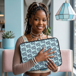 Gute Vibes Laptop-Hülle Laptopschutzhülle