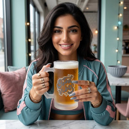 Gute Vibes Mattglas Bierglas