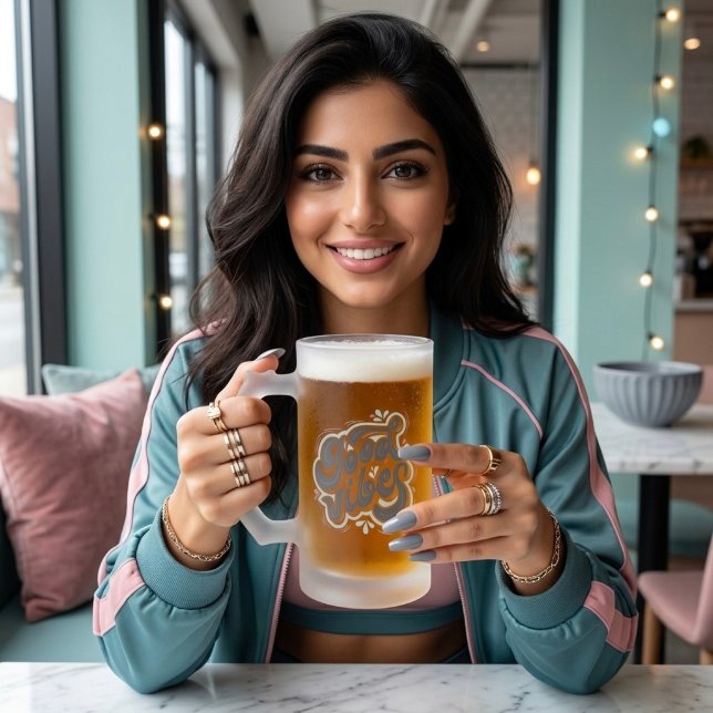 Gute Vibes Mattglas Bierglas (Von Creator hochgeladen)