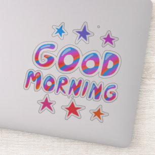 GUTE VIBES Niedliche Farben und Spaß Aufkleber