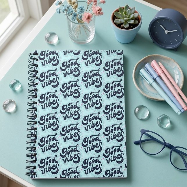 Gute Vibes Notizbuch Notizblock (Von Creator hochgeladen)