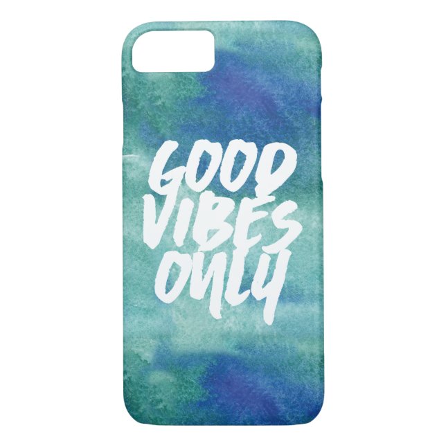 Gute Vibes nur Typografie Case-Mate iPhone Hülle (Rückseite)