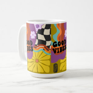 Gute Vibes - Retro-Tage Kaffeetasse