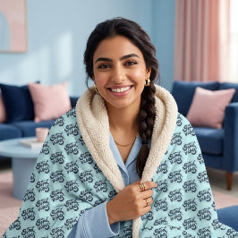 Gute Vibes Sherpa-Decke Sherpadecke