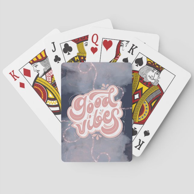 Gute Vibes Spielkarten (Rückseite)