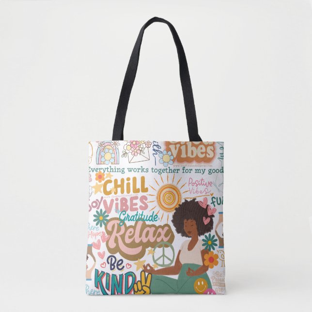 Gute Vibes-Tasche (Vorderseite)