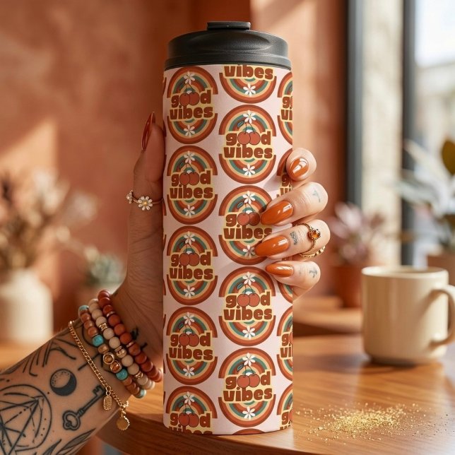 Gute Vibes Thermosbecher (Von Creator hochgeladen)