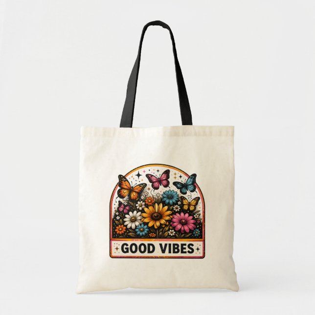 Gute Vibes Tragetasche (Vorne)