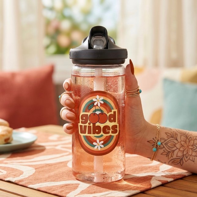Gute Vibes Trinkflasche (Von Creator hochgeladen)