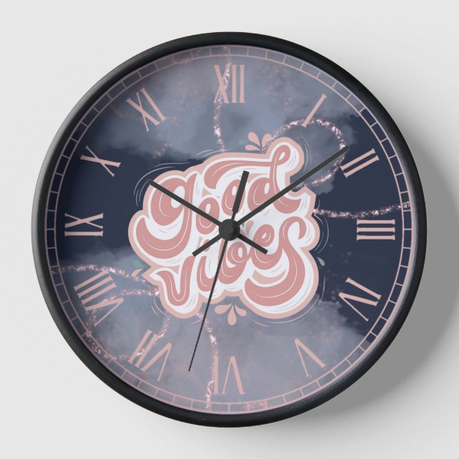 Gute Vibes Uhr (Vorderseite)