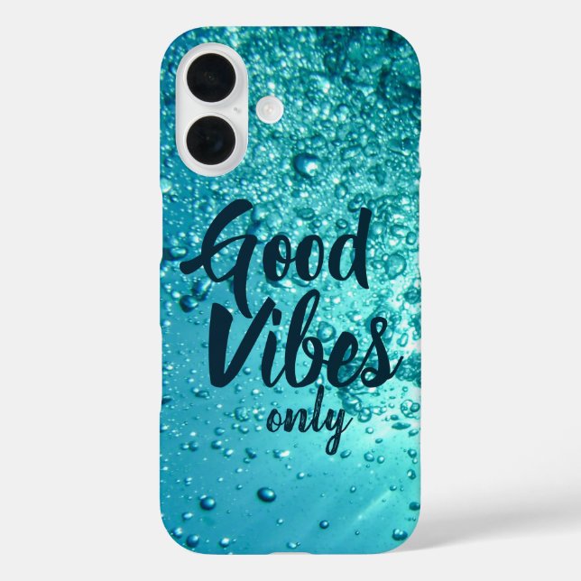Gute Vibes und Cooles blaues Wasser Case-Mate iPhone Hülle (Rückseite)