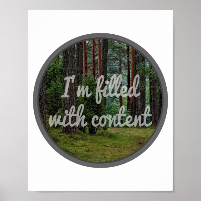 gute vibes zitiert über das Leben als Inspiration Poster (Vorne)