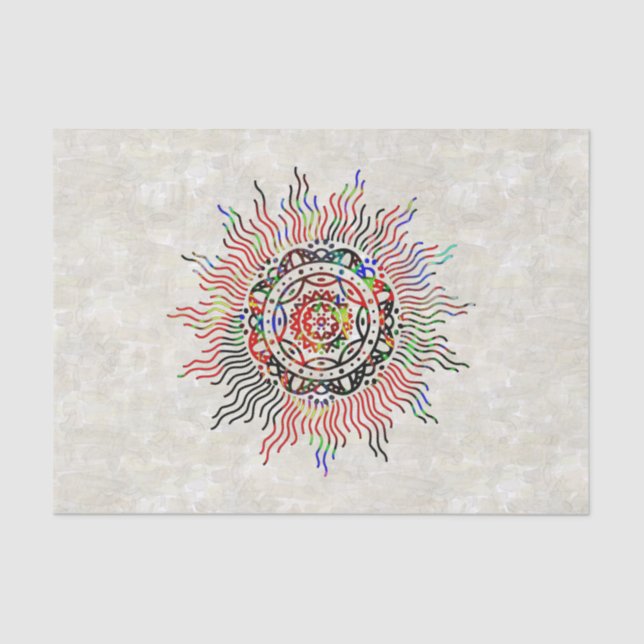 Gute Vibrationen Seidenpapier (Vorderseite)