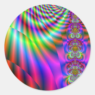 Gute Vibrationsaufkleber Runder Aufkleber