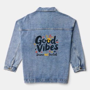 Gute Vibs Jeansjacke