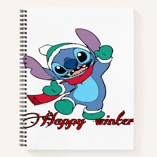 Gute Wintersaison Notizbuch (Vorderseite)