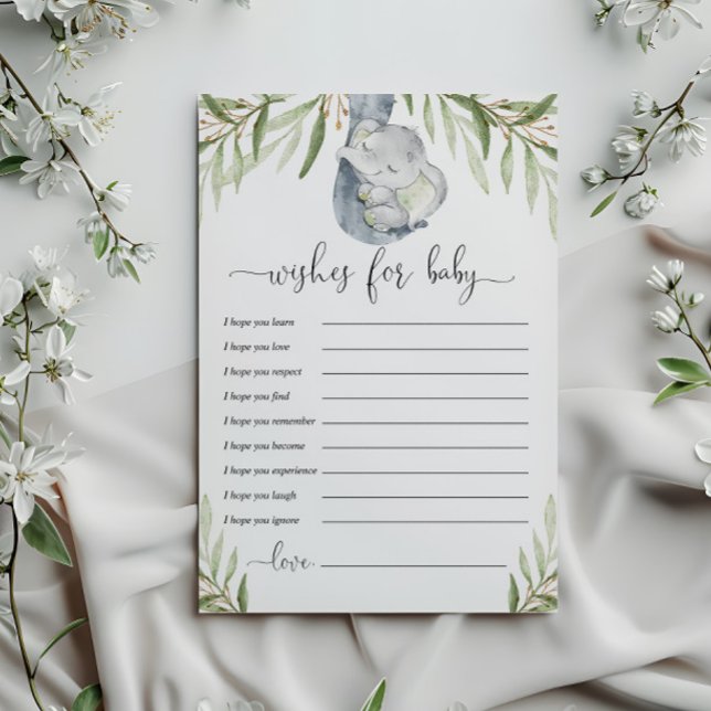 Gute Wünsche für eine geschlechtsneutrale Elefante Einladung (Von Creator hochgeladen)