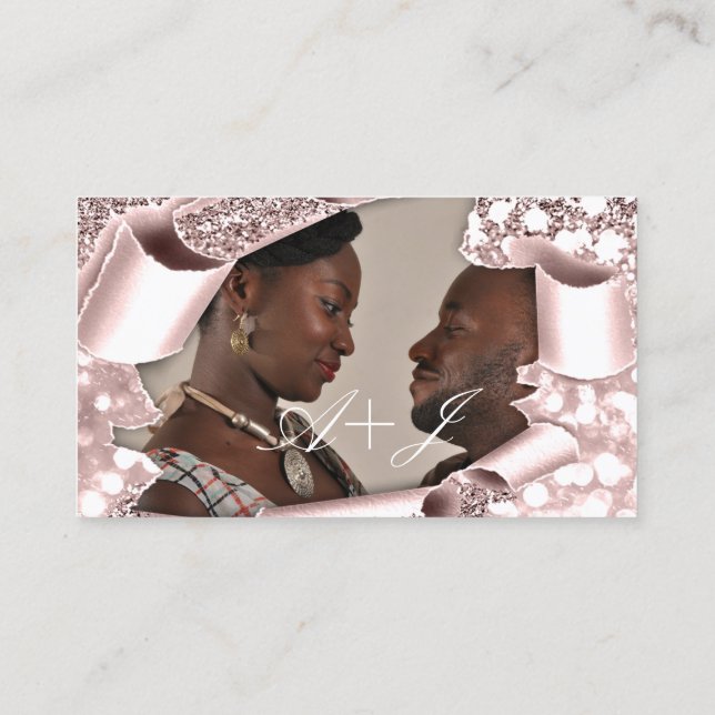 Gute Wünsche für Einladungen zum Foto Hochzeiten (Rückseite)