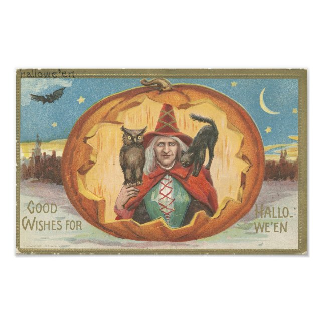 Gute Wünsche für Halloween Fotodruck (Vorne)