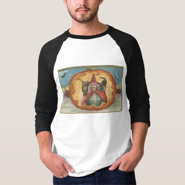 Gute Wünsche für Halloween T-Shirt (Vorderseite)
