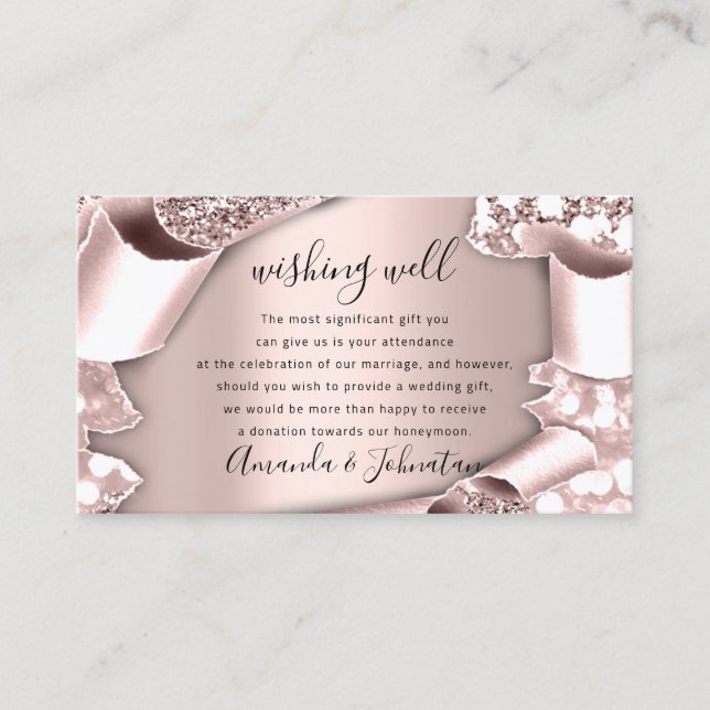 Gute Wünsche für Hochzeiten Einladung Rose Gerahmt (Vorderseite)