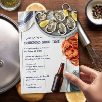 Gute Zeit Seafood-Boil-Hochzeitsbrause