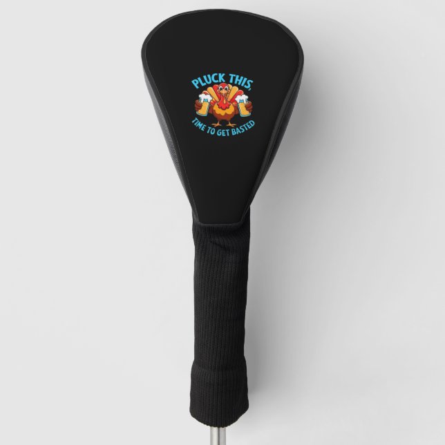 Gute Zeiten glücklich Thamksgiving Klassischer T - Golf Headcover (Vorderseite)