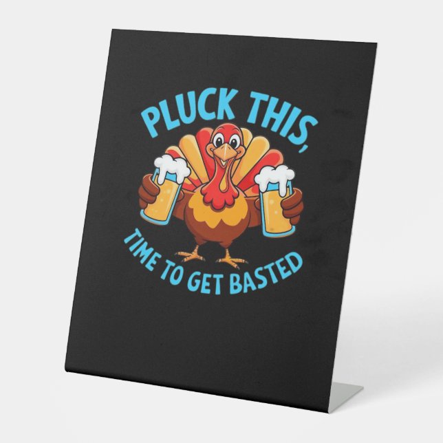 Gute Zeiten glücklich Thamksgiving Klassischer T - Sockelschild (Vorderseite)