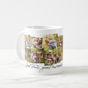 Gute Zeiten große Erinnerungen 12 Foto Familienkol Kaffeetasse
