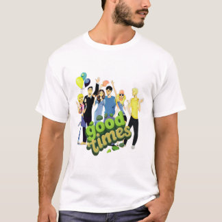 Gute Zeiten Party-Illustration T-Shirt