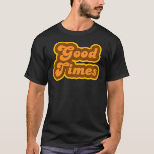 Gute Zeiten - Retro-70er - Essenzieller T - Shirt