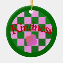 Güteangebot in klassischer grüner Typografie Keramik Ornament